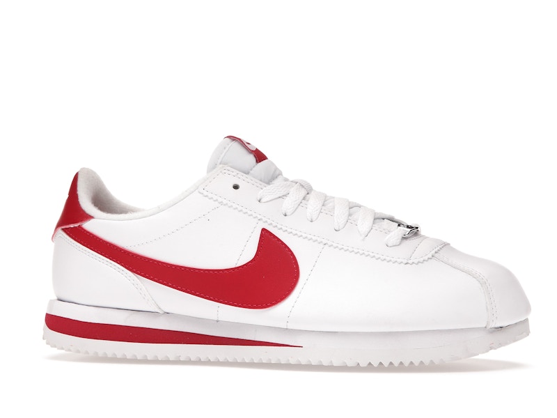 nike cortez white with red swoosh