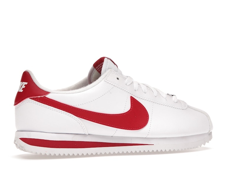 nike cortez white gym blue