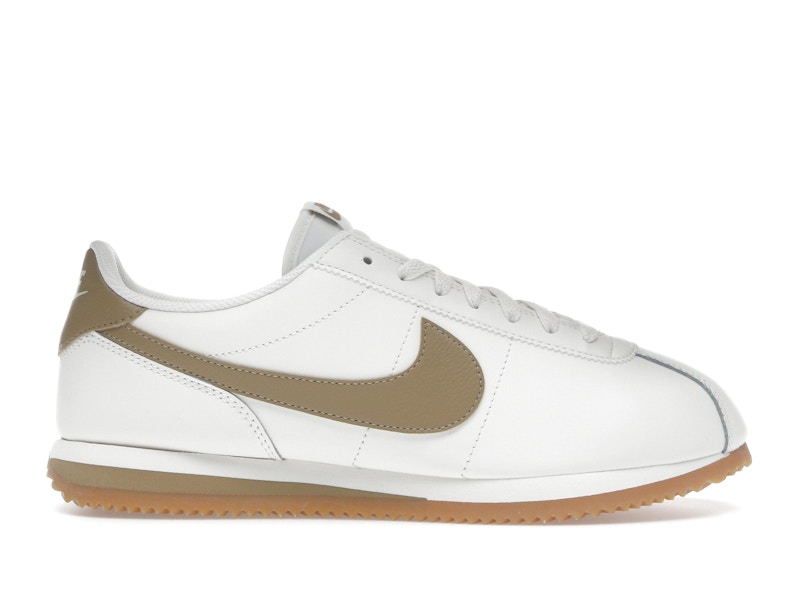 Nike Cortez Leather Sail Gum Jaune Parachute Beige Homme Style