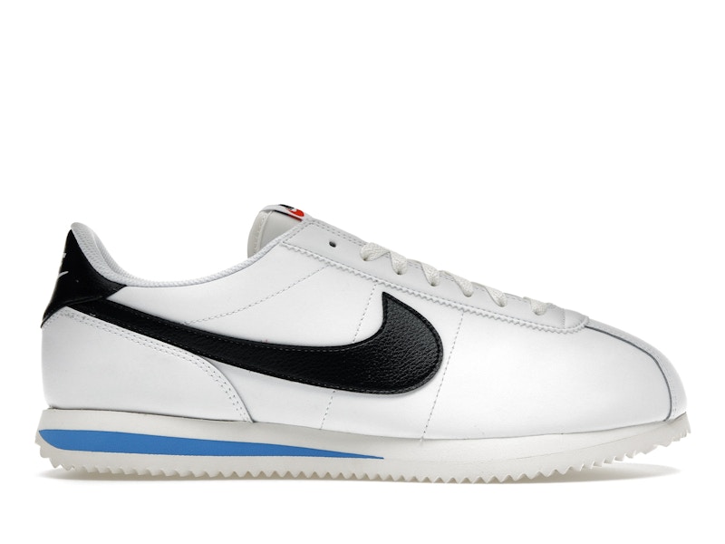 Black and white cortez on sale shoes