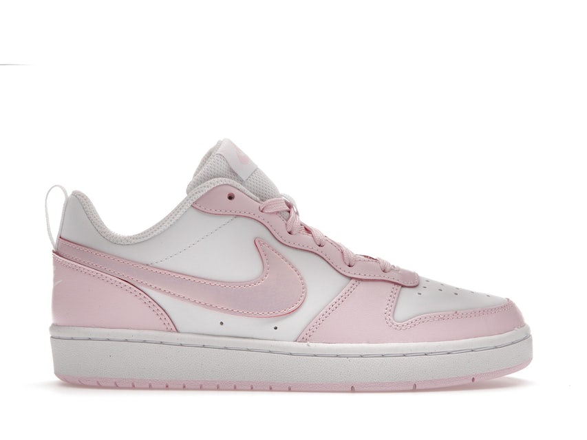 Nike Court Borough Low 2 SE White Pink Foam (GS) Kids\' - DQ0492-100 - US