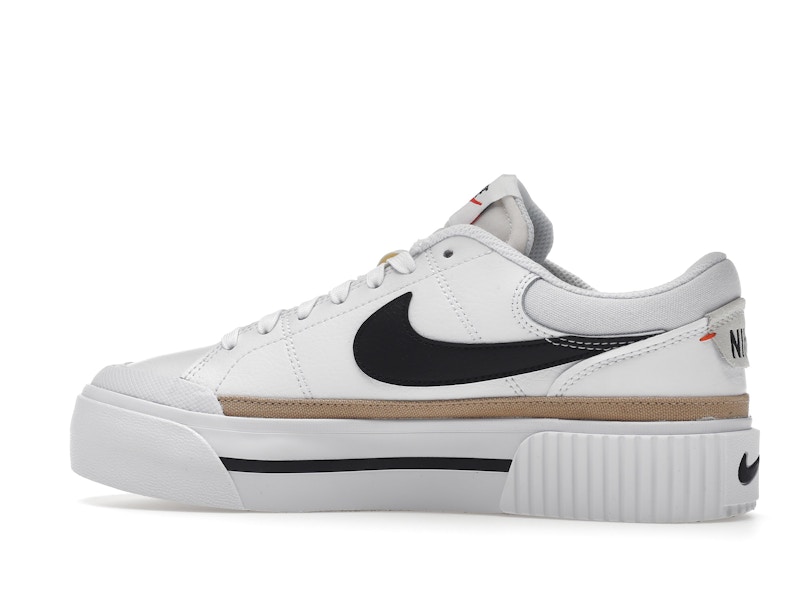 Nike Court Legacy Lift White Black (Women's)