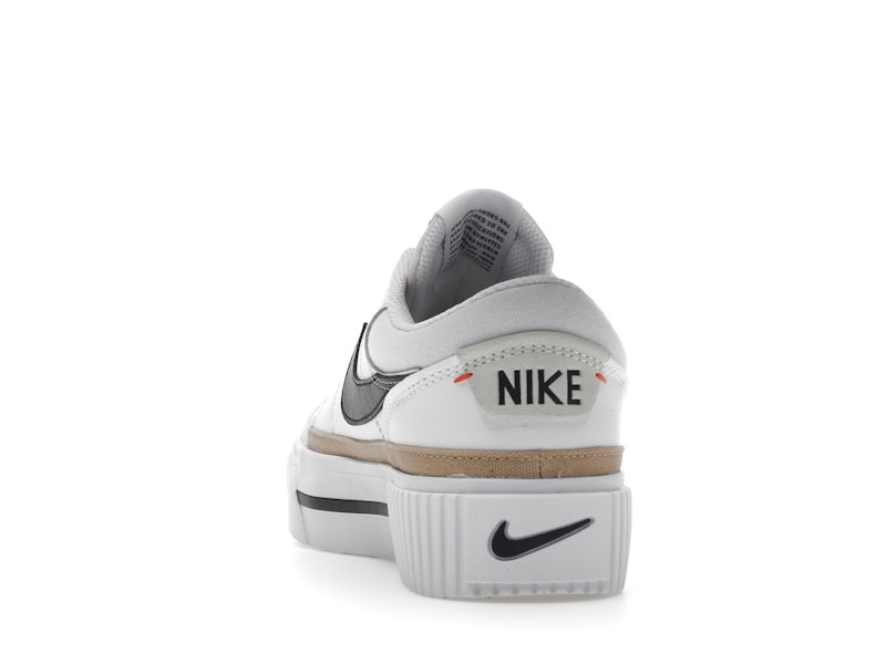 Nike Court Legacy Lift White Black (Women's)