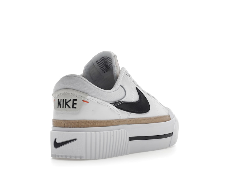 Nike Court Legacy Lift White Black (Women's)