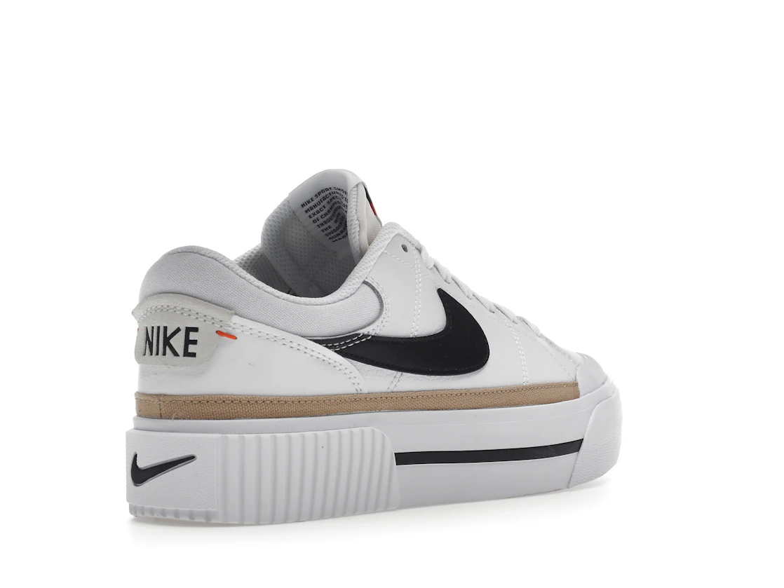 Nike Court Legacy Lift White Black (Women's)