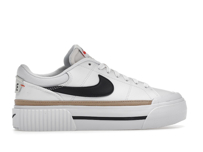 Nike Court Legacy Lift White Black (Women's)