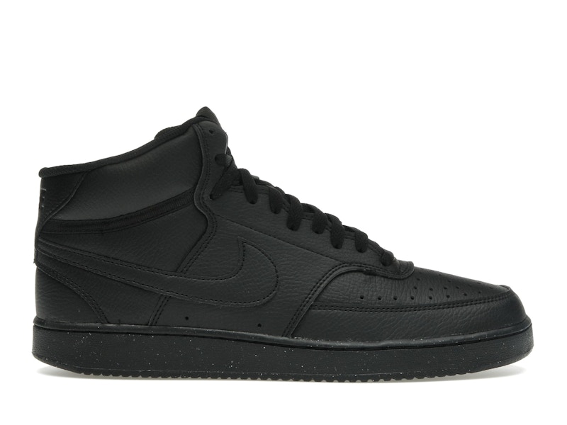 Nike Court Vision Mid Next Nature Triple Black Men's - DN3577-003 - US