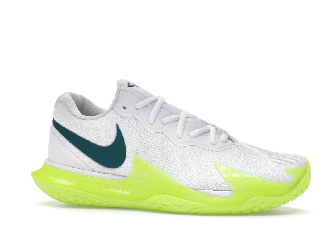 Nike Court Zoom Vapor Cage 4 Rafa White Volt Geode Teal