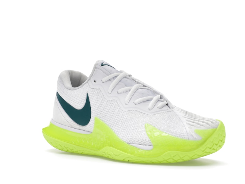 Nike Court Zoom Vapor Cage 4 Rafa White Volt Geode Teal