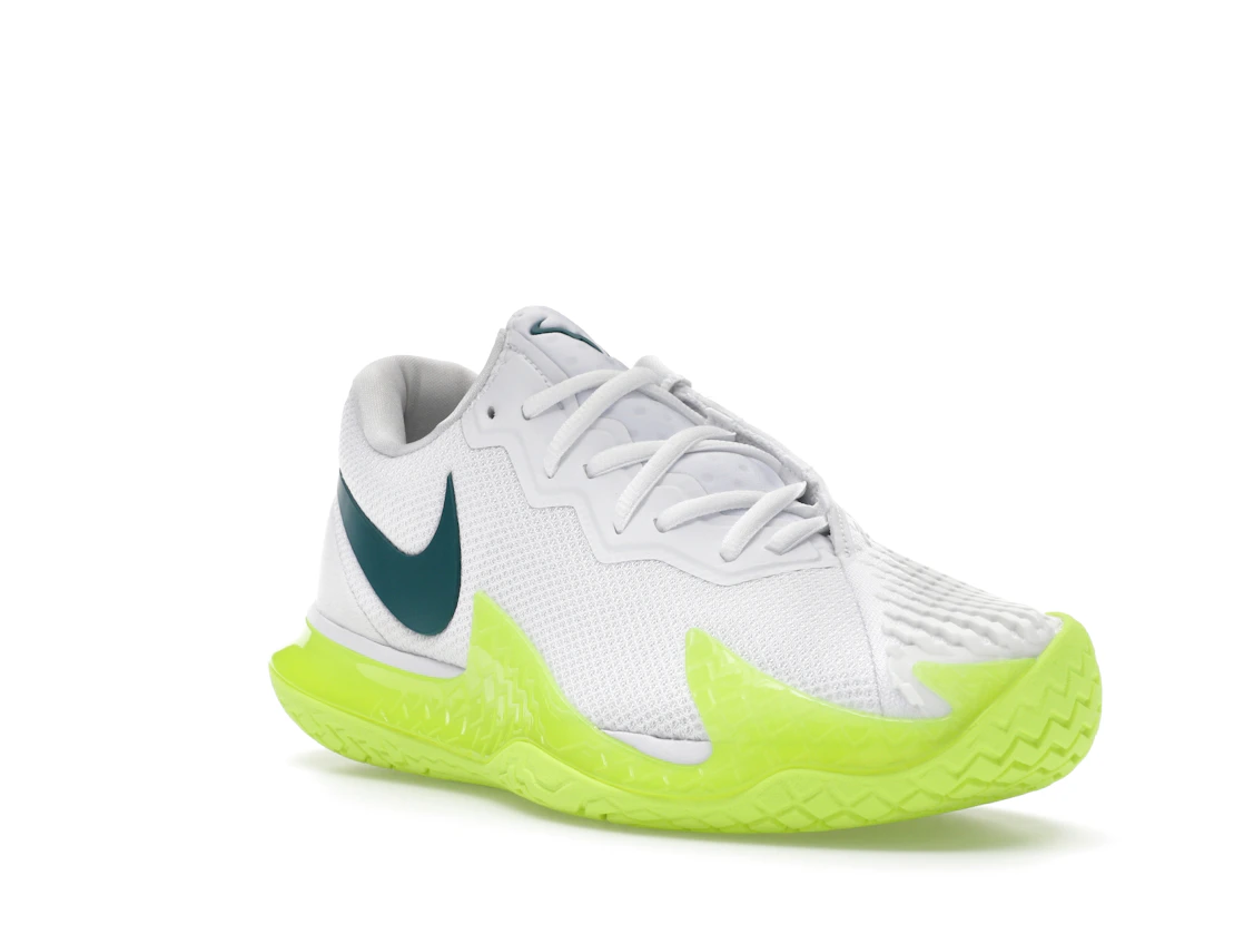 Nike Court Zoom Vapor Cage 4 Rafa White Volt Geode Teal