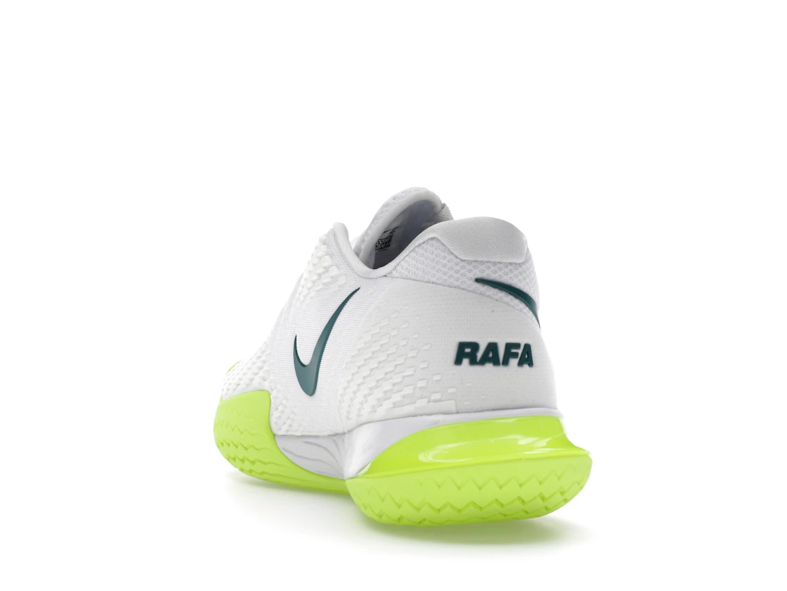 Nike Court Zoom Vapor Cage 4 Rafa White Volt Geode Teal