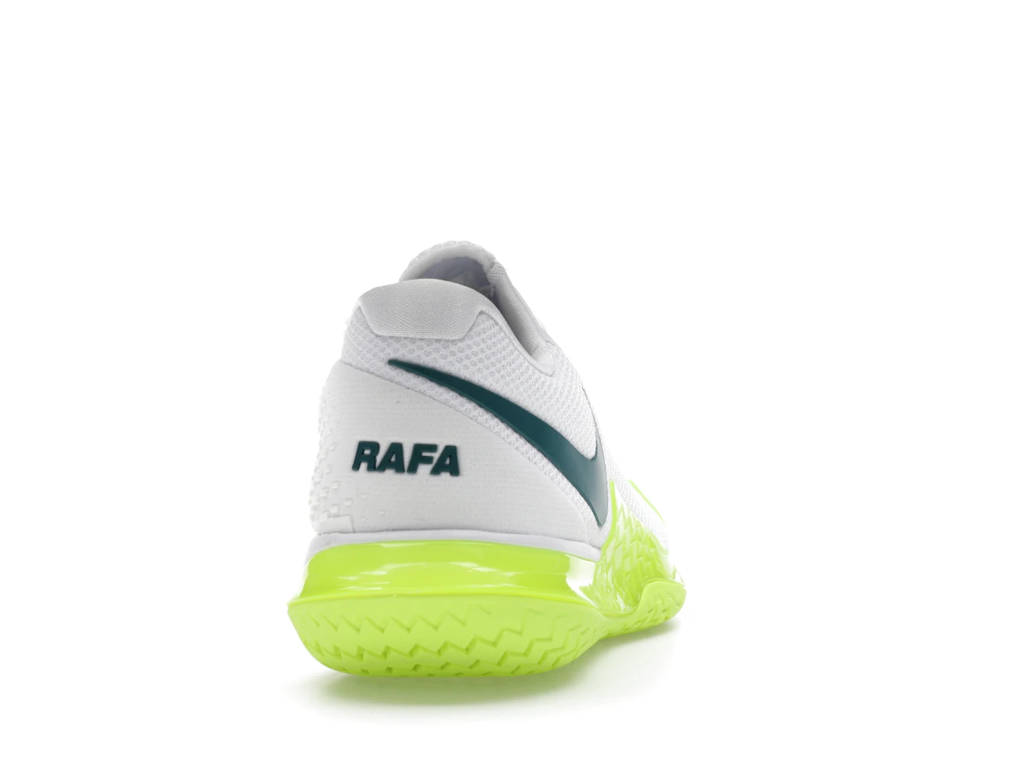Nike Court Zoom Vapor Cage 4 Rafa White Volt Geode Teal