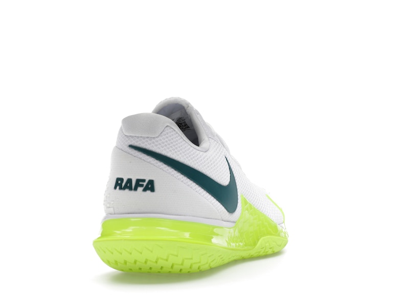 Nike Court Zoom Vapor Cage 4 Rafa White Volt Geode Teal