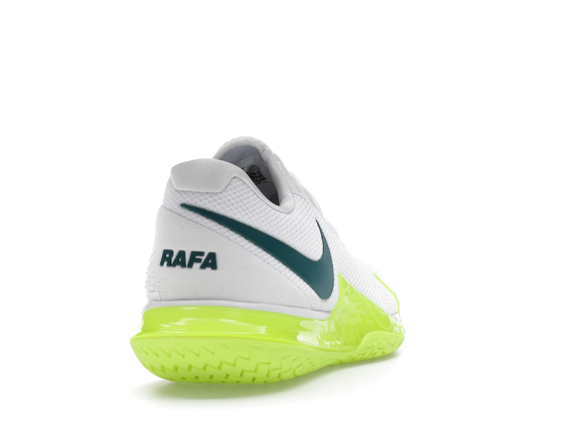 Nike Court Zoom Vapor Cage 4 Rafa White Volt Geode Teal