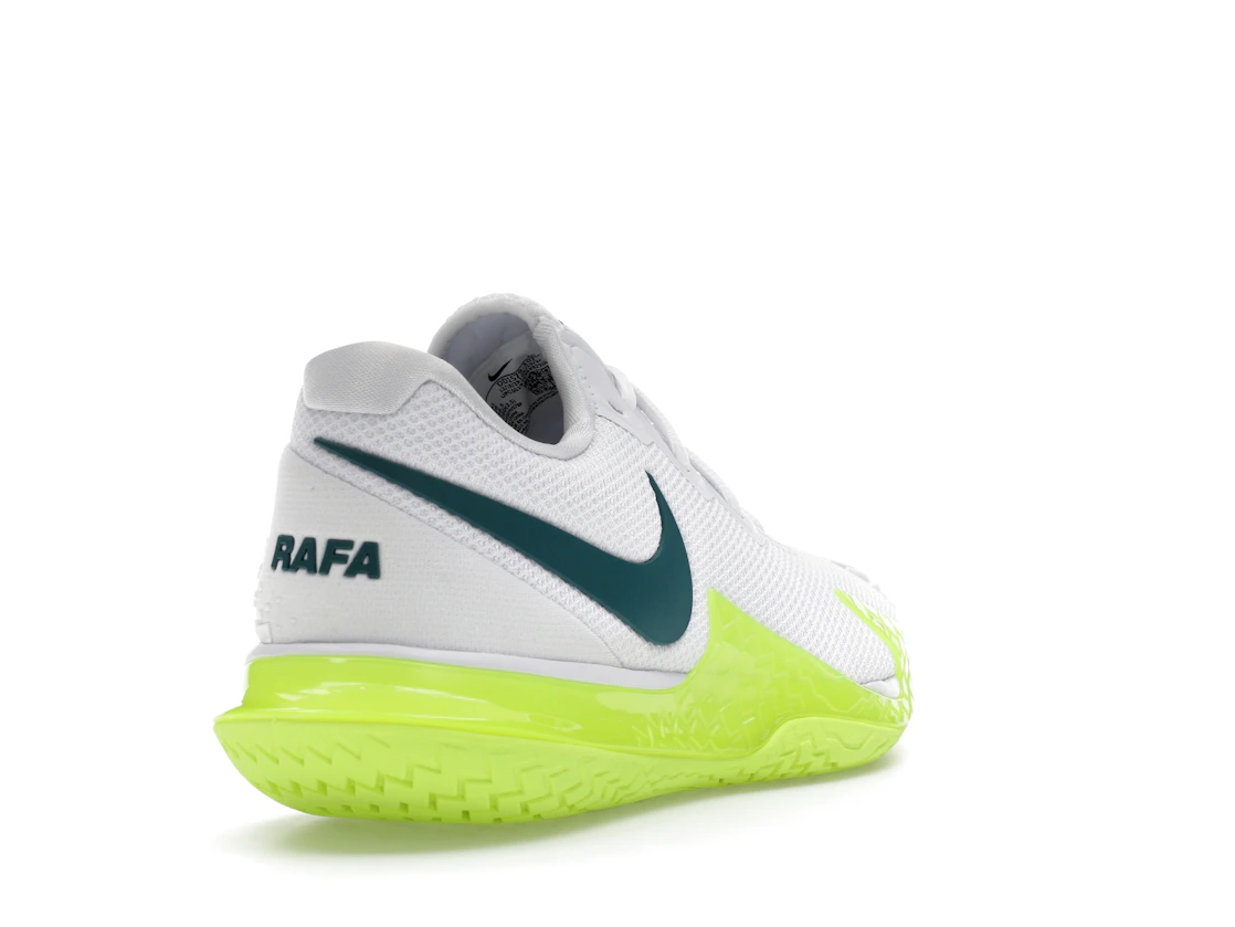 Nike Court Zoom Vapor Cage 4 Rafa White Volt Geode Teal