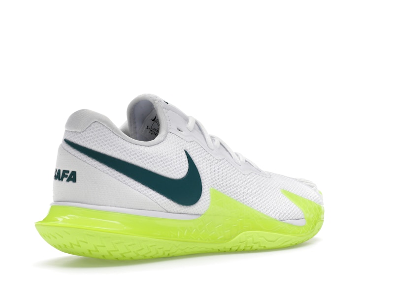 Nike Court Zoom Vapor Cage 4 Rafa White Volt Geode Teal