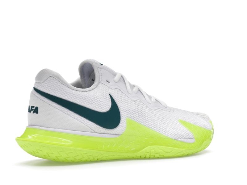 Nike Court Zoom Vapor Cage 4 Rafa White Volt Geode Teal
