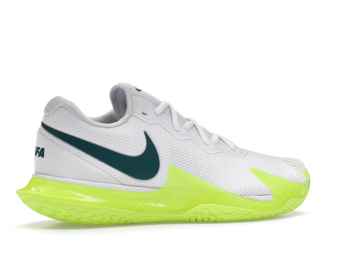Nike Court Zoom Vapor Cage 4 Rafa White Volt Geode Teal