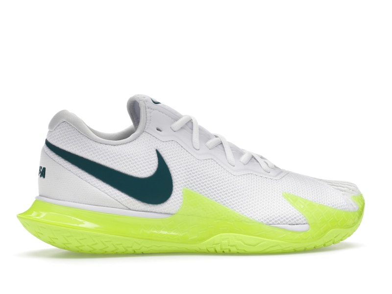 Nike Court Zoom Vapor Cage 4 Rafa White Volt Geode Teal