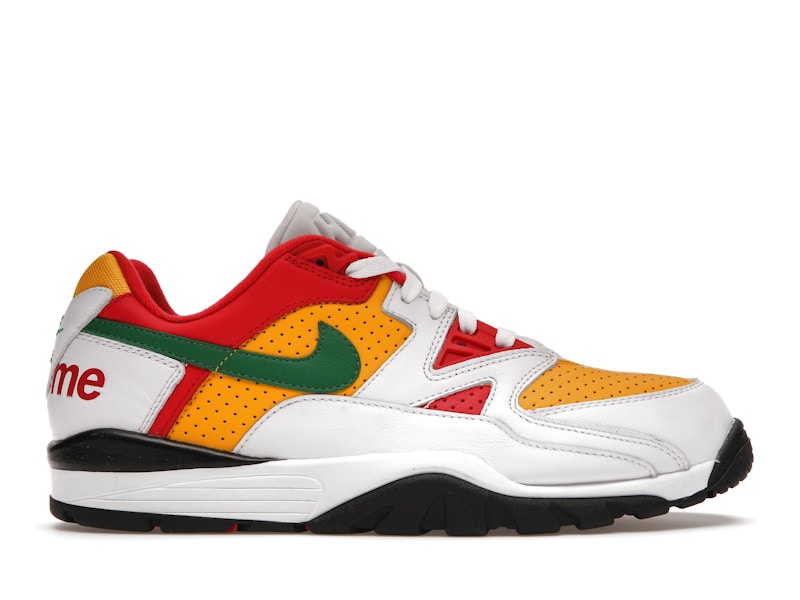 Nike Cross Trainer Low Supreme White Yellow Red Men's - CJ5291-100 ...