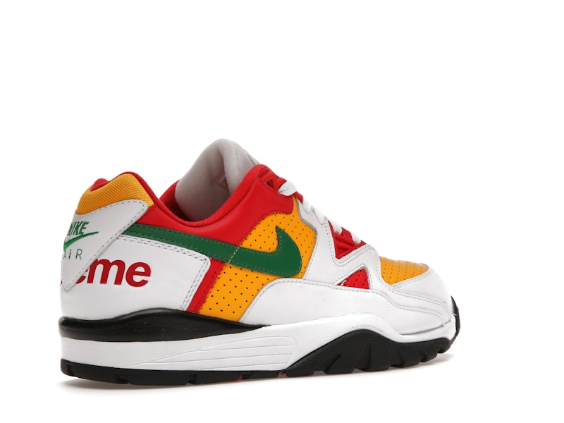 Nike Cross Trainer Low Supreme White Yellow Red