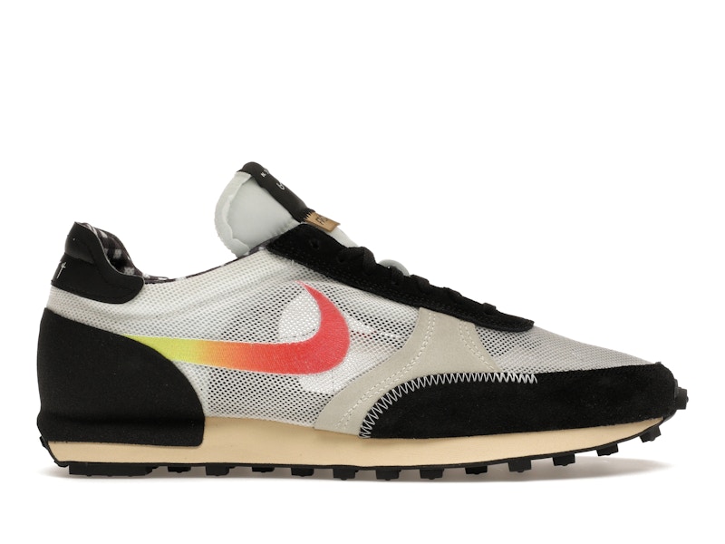 Nike white & black daybreak type sneakers sales