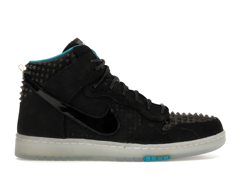 Nike dunk high all black hot sale