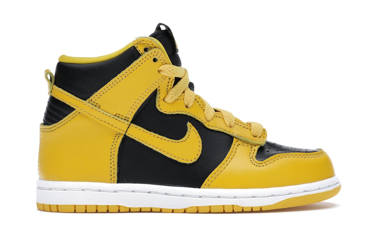 Nike Dunk High Black Varsity Maize (PS) - DC9053-002