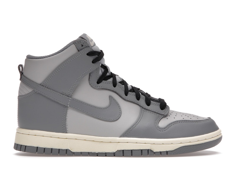 nike dunk high medium grey