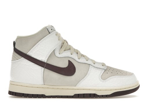 Nike Dunk High Light Orewood Braun Burgunderrot Crush (Damen) 0