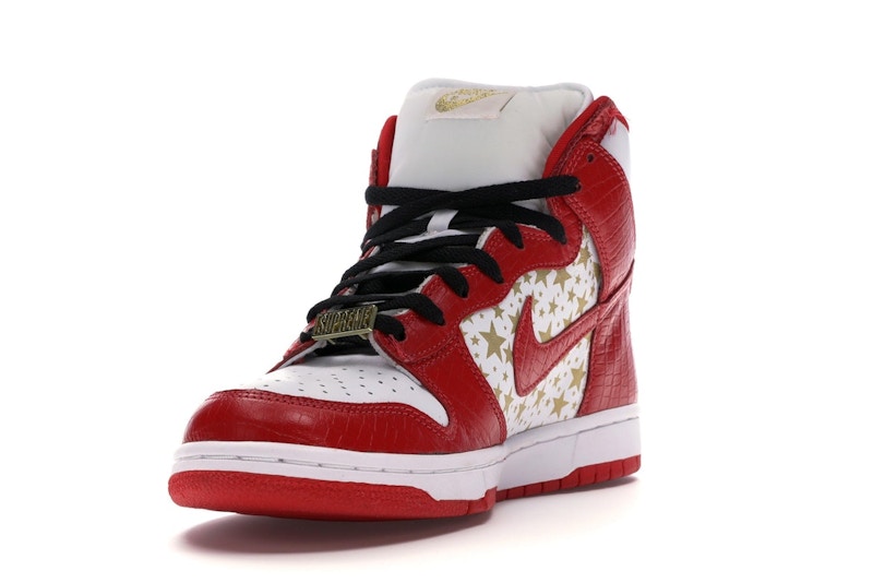 Nike dunk high pro sb supreme red stars Clearance