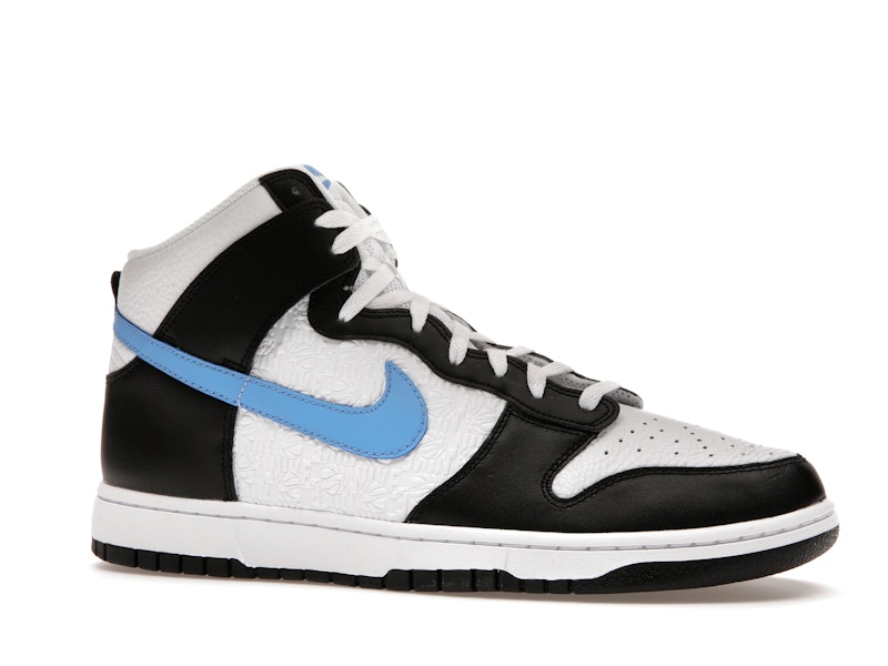 Nike Dunk High Retro FLC Black University Blue White