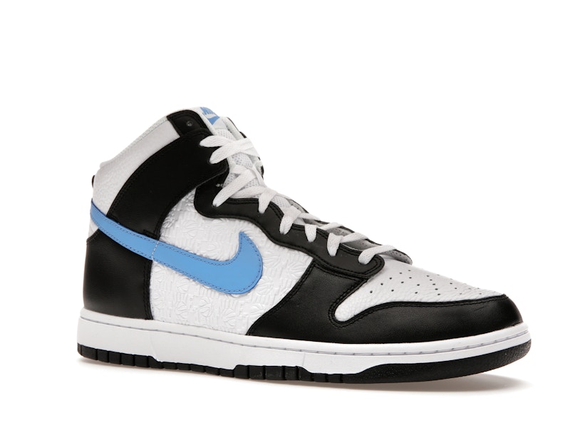 Nike Dunk High Retro FLC Black University Blue White