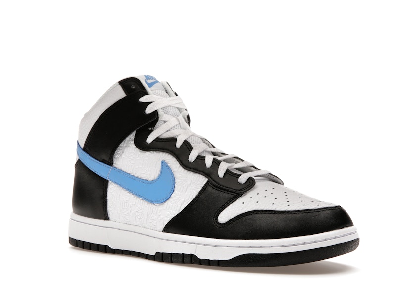 Nike Dunk High Retro FLC Black University Blue White