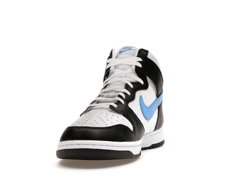 Nike Dunk High Retro FLC Black University Blue White
