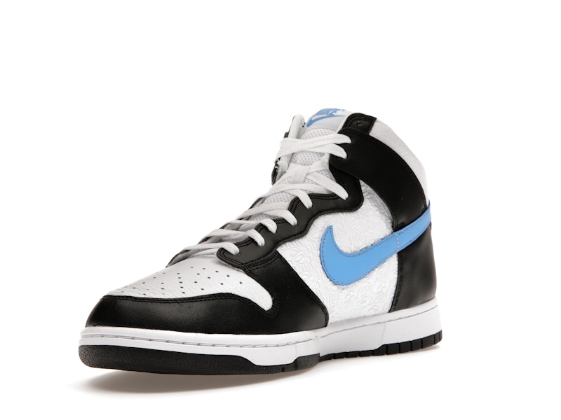 Nike Dunk High Retro FLC Black University Blue White