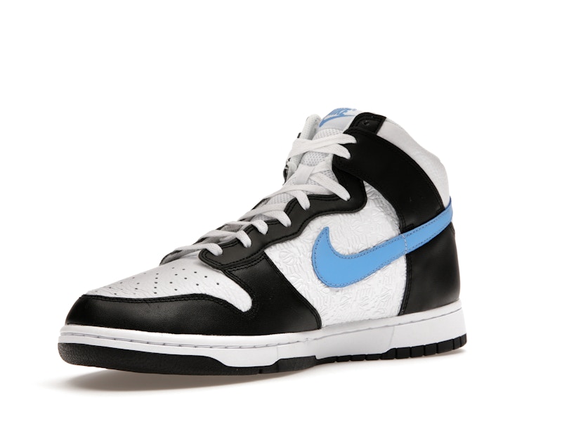 Nike Dunk High Retro FLC Black University Blue White
