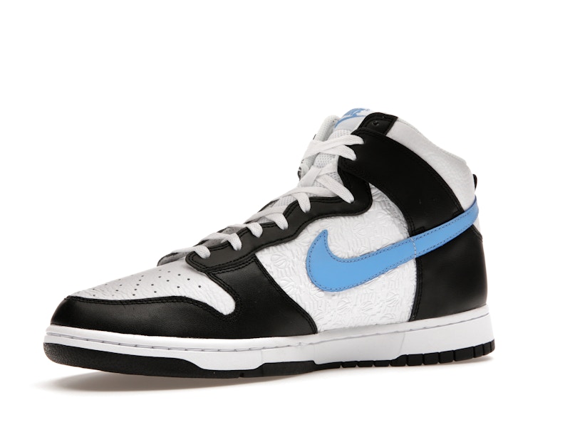 Nike Dunk High Retro FLC Black University Blue White