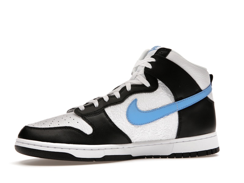 Nike Dunk High Retro FLC Black University Blue White