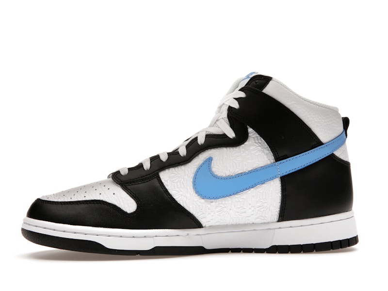 Nike Dunk High Retro FLC Black University Blue White