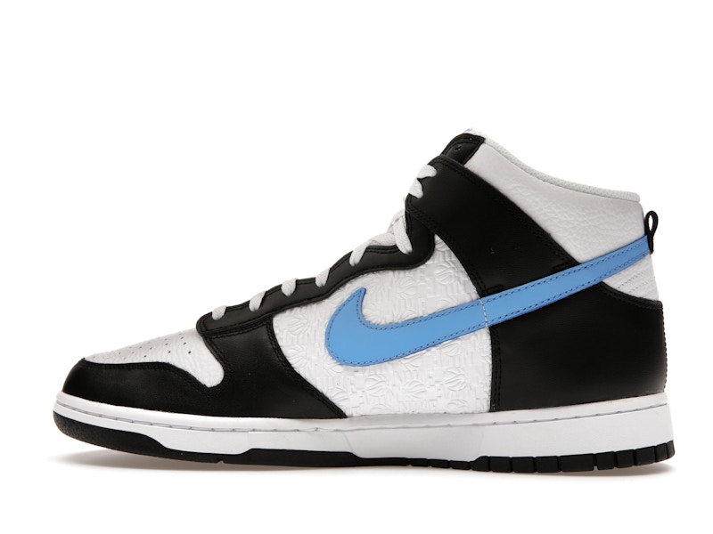 Nike Dunk High Retro FLC Black University Blue White