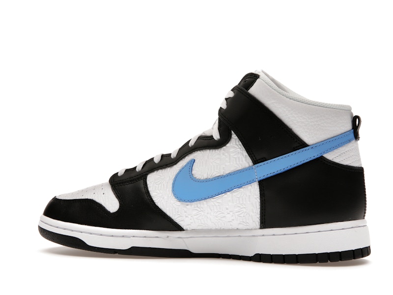 Nike Dunk High Retro FLC Black University Blue White