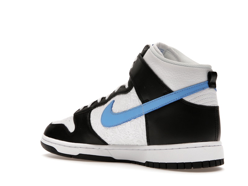 Nike Dunk High Retro FLC Black University Blue White
