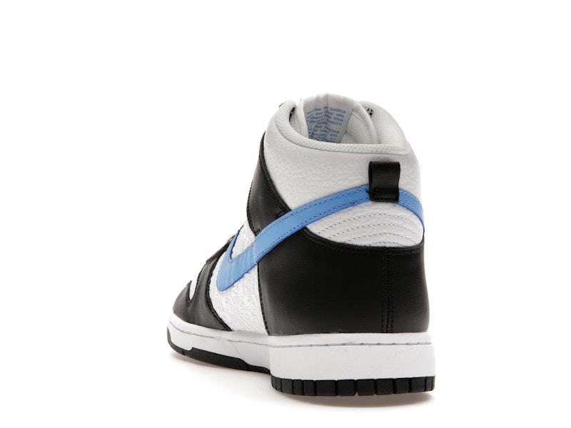 Nike Dunk High Retro FLC Black University Blue White