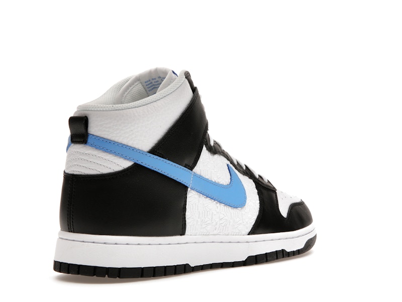 Nike Dunk High Retro FLC Black University Blue White