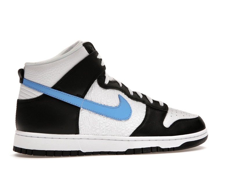 Nike Dunk High Retro FLC Black University Blue White