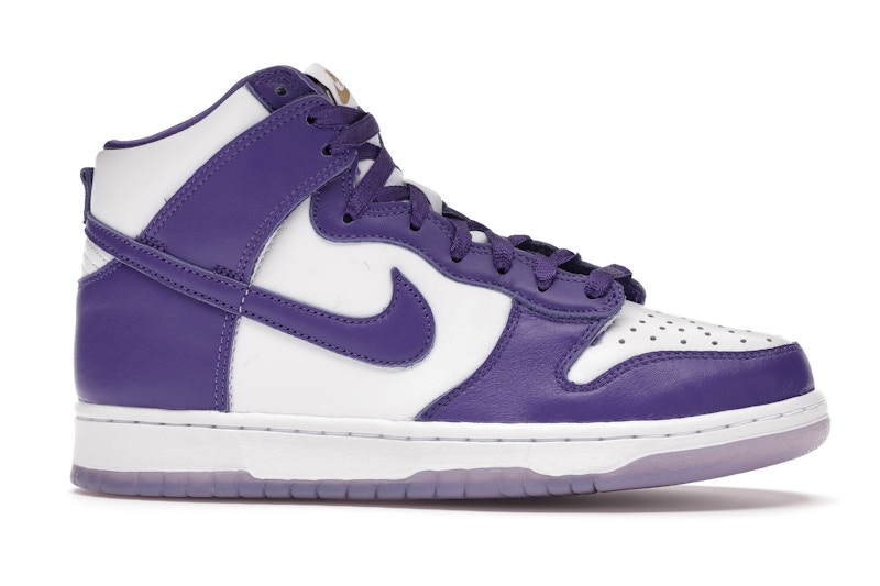 Purple nike high tops Clearance