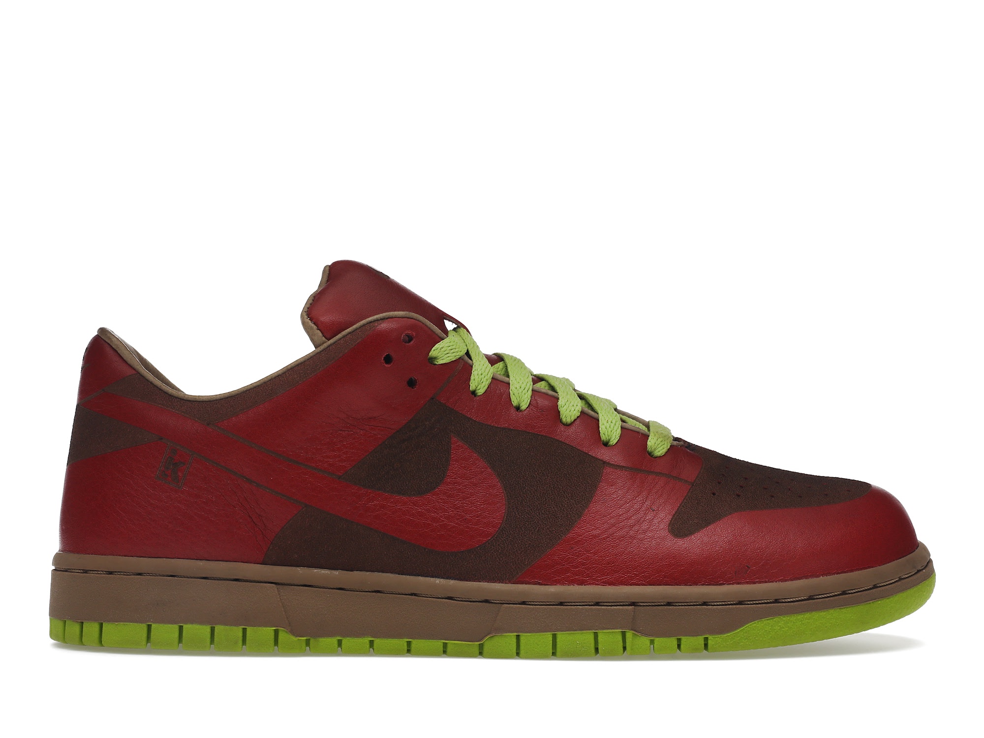 Nike Dunk Low 1-Piece Laser Varsity Red Chartreuse