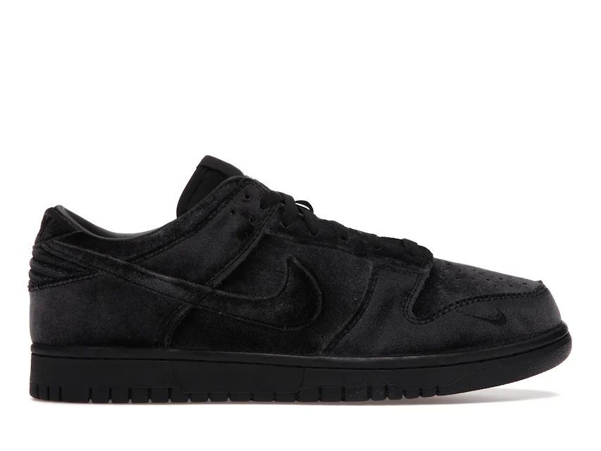 Nike black velvet shoes Clearance