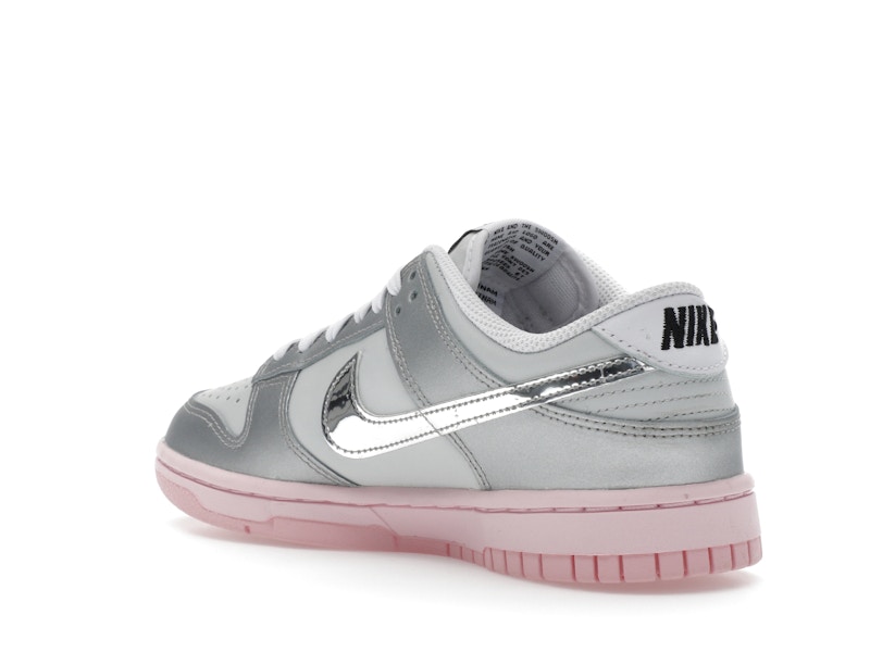 Nike Dunk Low LX Metallic Silver Pink Foam (Women's)